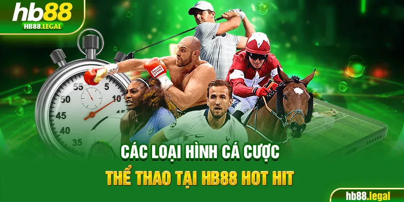 Các loại hình cá cược thể thao tại hb88 hot hit